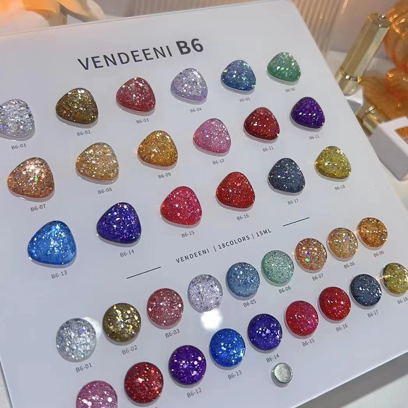 VENDEENI 18 Colors 12 Color Gl - Nail Art Gel ulasan dan harga