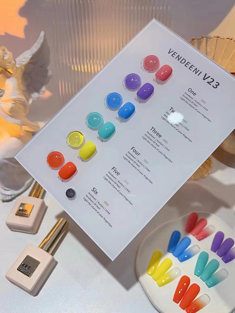 VENDEENI 18 Colors 12 Color Gl - Nail Art Gel ulasan dan harga