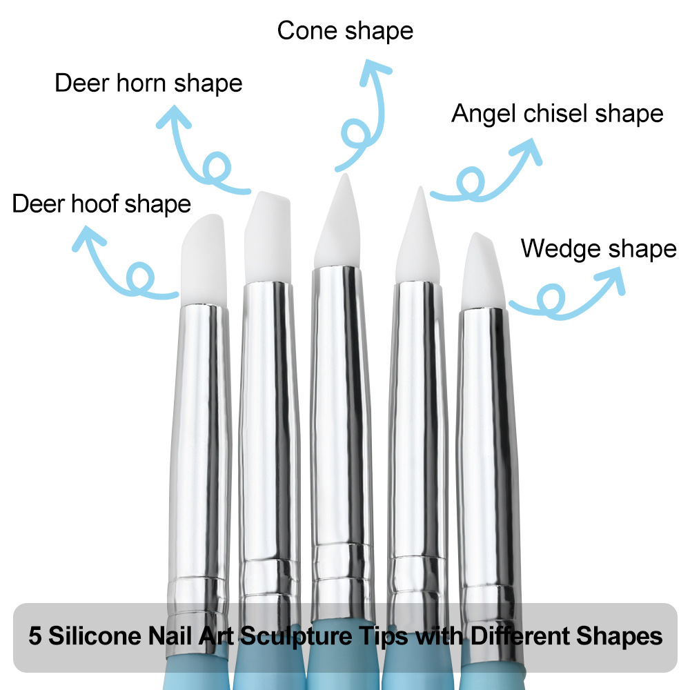 1/3/5/6/pcs/set Nail Art Brush - Nail Art Kaki ulasan dan harga