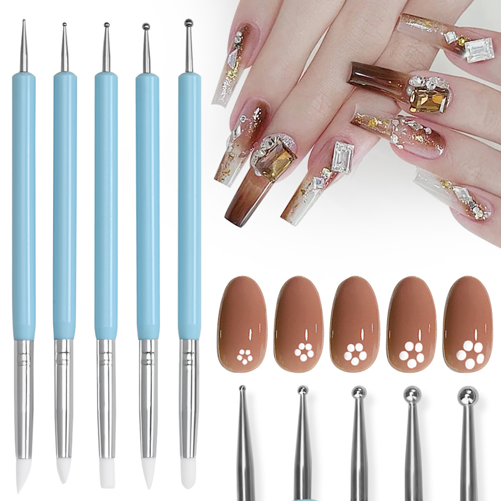 1/3/5/6/pcs/set Nail Art Brush - Nail Art Kaki ulasan dan harga