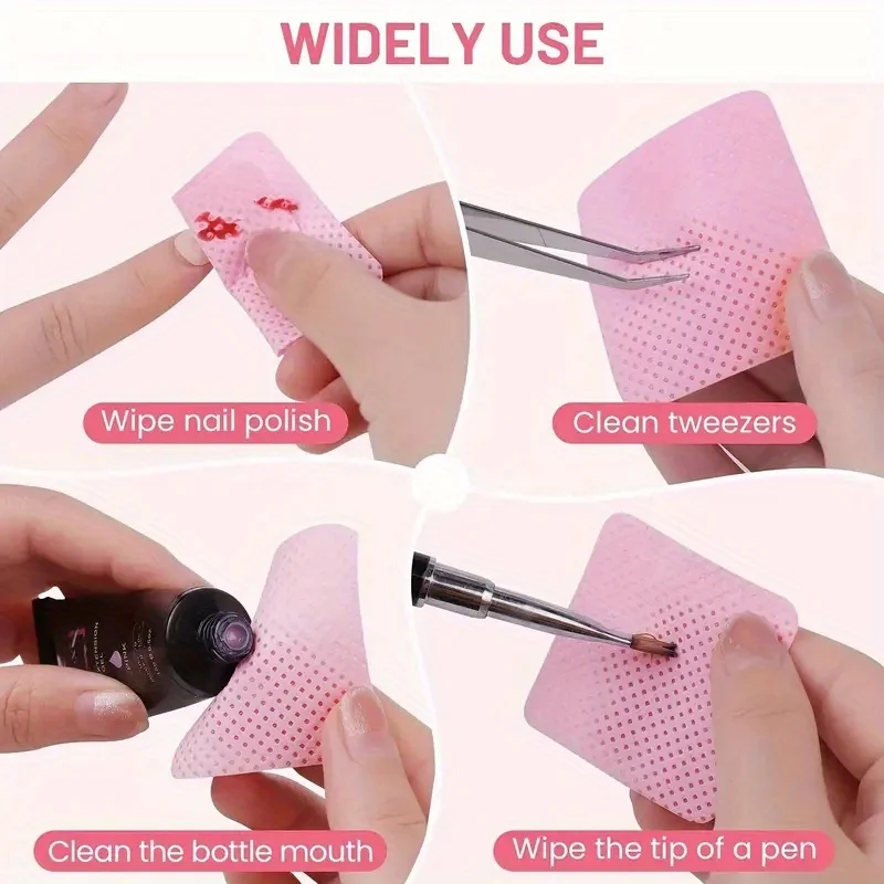 20/600pcs Lint-Free Nail Wipes - Nail Art Remover ulasan dan harga